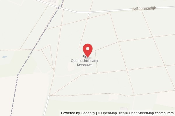 Kaart van Natuurtheater Kersouwe