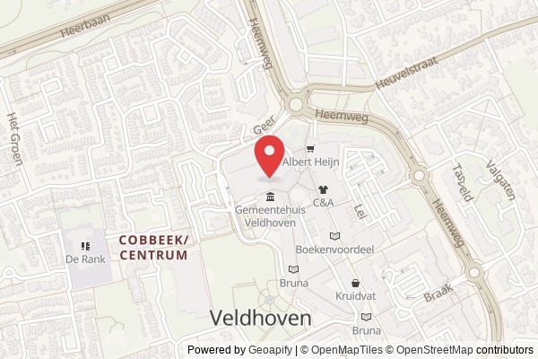 Kaart van Theater De Schalm