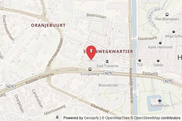Kaart van Theater Het Speelhuis