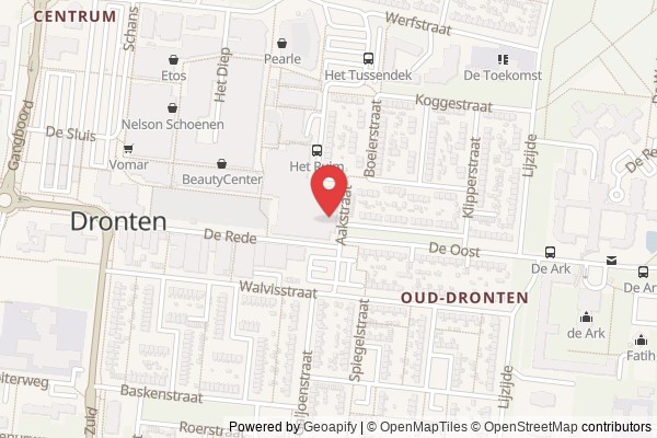 Kaart van De Meerpaal