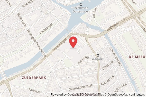 Kaart van SPOT Groningen