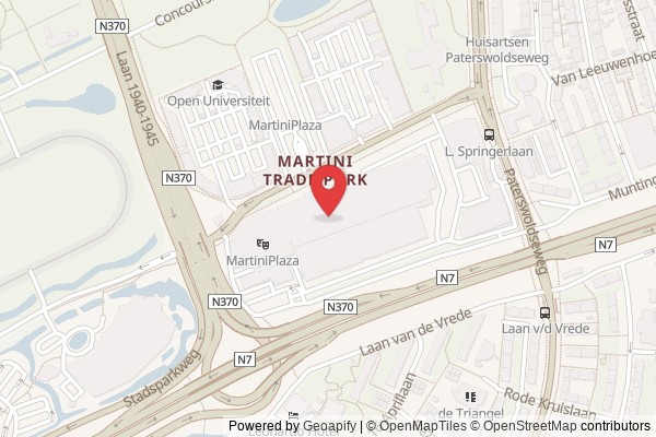 Kaart van Martiniplaza
